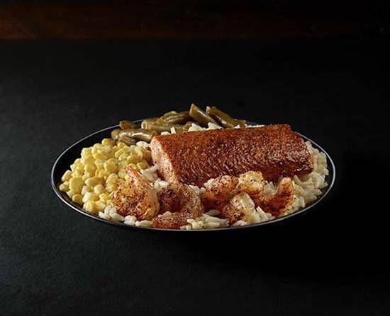 Order Grilled Salmon and Shrimp Platter food online from Long John Silvers store, Little Rock on bringmethat.com