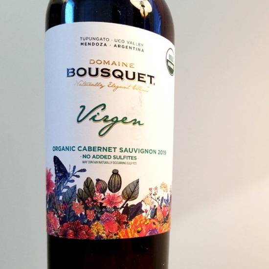 Order Domaine Bousquet - Virgen- Organic Cabernet Sauvignon food online from Santa Monica Liquor store, Santa Monica on bringmethat.com