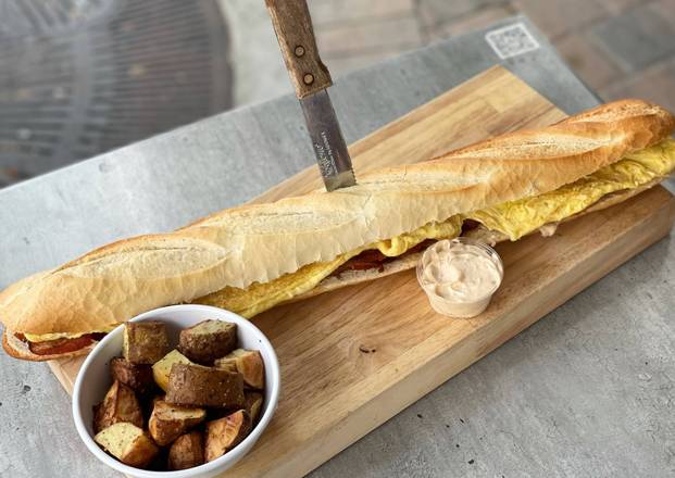 Order Super Papillon's Specialty omelet  Sandwich food online from Cafe Papillon store, Miami on bringmethat.com