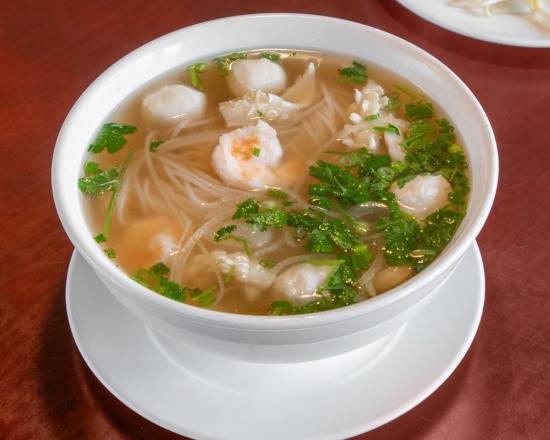 Order Shrimp Pho food online from New Leaf Bistro store, Seattle on bringmethat.com