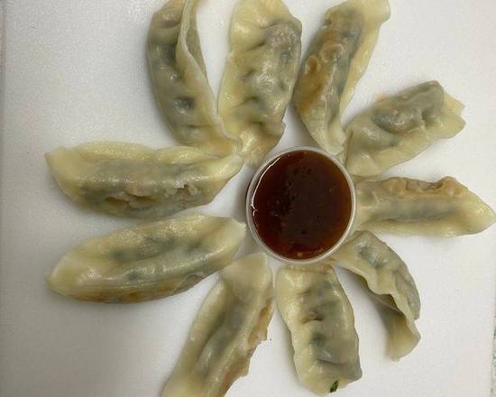 Order Vegetable Pot Stickers (Gyoza) food online from La La Gyros store, Tampa on bringmethat.com