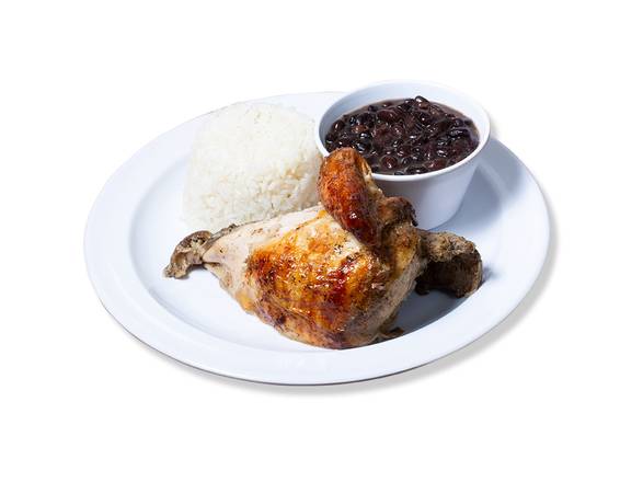 Order (Combo 1) Quarter Chicken w/2 sides food online from La Brasa Grill store, Sunrise on bringmethat.com