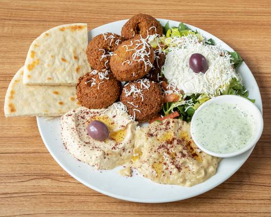 Order Falafel Plate food online from Alazayem store, Seattle on bringmethat.com