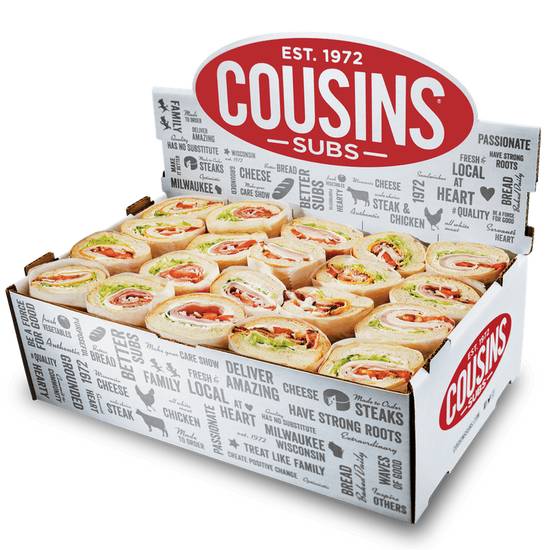 Order 20-piece Party Box food online from Cousins Subs store, Waukesha on bringmethat.com