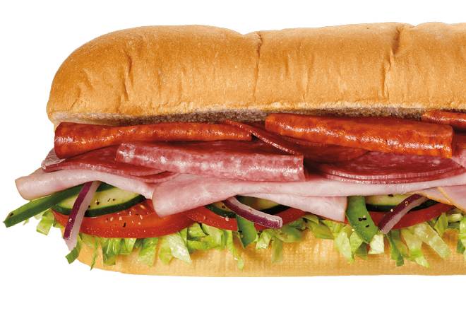 Order Spicy Italian 6 Inch Regular Sub food online from Subway store, Wichita Falls on bringmethat.com