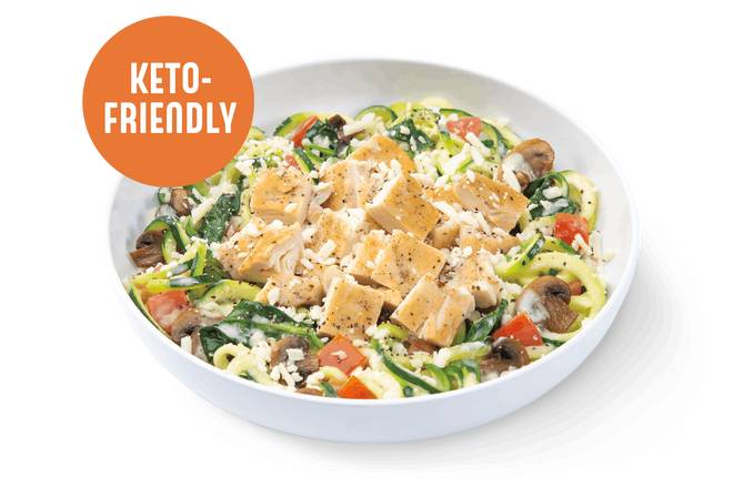 Order Zucchini Alfredo MontAmore® with Grilled Chicken food online from Noodles & Company store, Pueblo on bringmethat.com