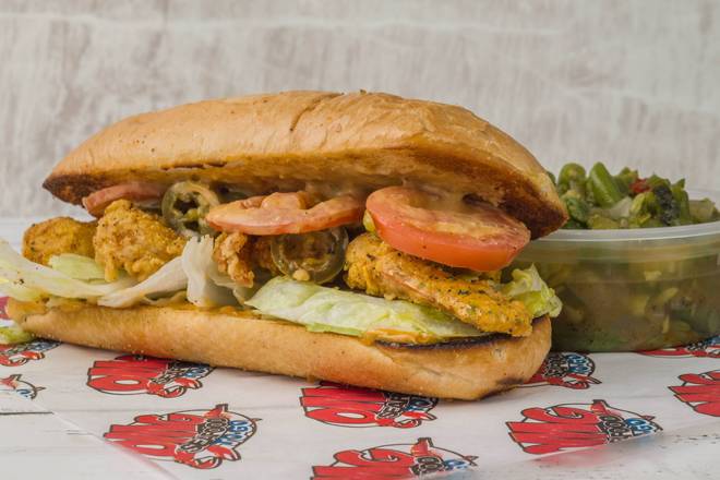 Order Shrimp PoBoy food online from Omg Seafood To Go store, Houston on bringmethat.com