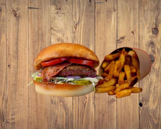 Menu royal cheeseburger