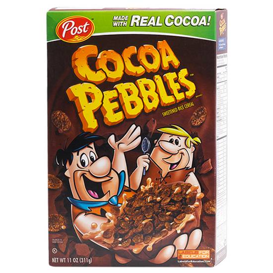 Order Post Cocoa Pebbles Cereal 11oz food online from Everyday Needs by Gopuff store, Baton Rouge on bringmethat.com