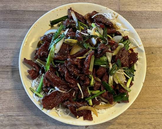 Order Mongolian Beef food online from House of joy store, La Crescenta on bringmethat.com