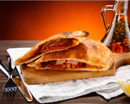 Order Chicken Pepperoni Calzone food online from Charlie's Calzone Co store, Brentwood on bringmethat.com