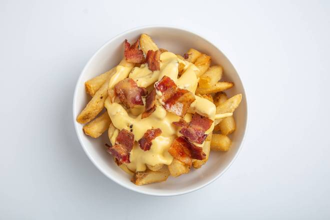 Order Bacon And Cheese Fries food online from The Angry Chicken store, San Diego on bringmethat.com