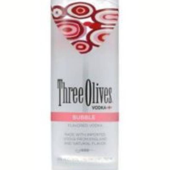 Order Three Olives Bubble 750ml 35% ABV  food online from Princess Liquors store, Port Saint Lucie on bringmethat.com