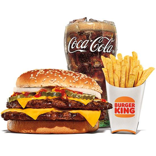 Order Double Quarter Pound KING™ Meal food online from Burger King store, Forestville on bringmethat.com