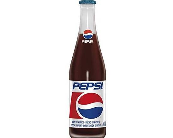 Order Mexican Pepsi 355 ml bottle food online from Glenrose Liquor & Mini Mart store, Glendale on bringmethat.com