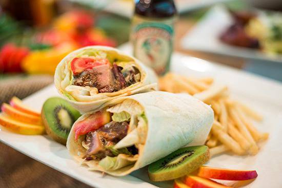 Order Real Meal Jerk Wrap food online from Jerk Hut - Fowler store, Tampa on bringmethat.com