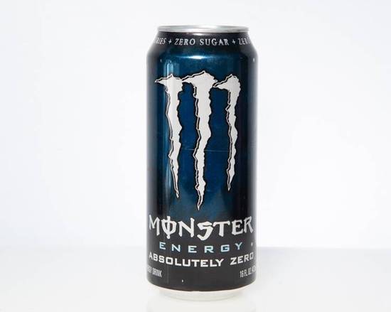 Order Monster Energy Absolute Zero (16 oz) food online from Shell store, Tampa on bringmethat.com