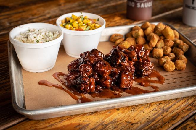 Order Vegan Burnt Ends Platter food online from 4 Rivers Smokehouse store, Winter Park on bringmethat.com