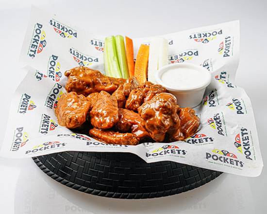 Order Wings food online from Pocket's Billiards Wings And Beer store, El Paso on bringmethat.com