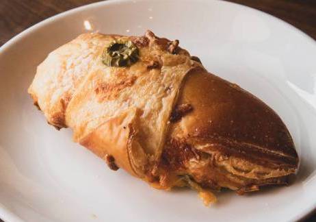 Order Jalapeño & Cheese Filled Croissant food online from Santa Barbara Roasting store, Santa Barbara on bringmethat.com