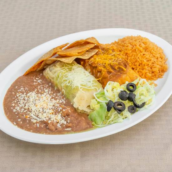 Order #11 - Two Tamale Plate food online from EL Indio Mexican Restaurant store, San Diego on bringmethat.com