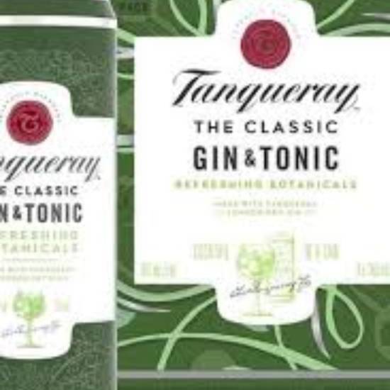 Order Tanqueray THE CLASSIC GIN & TONIC food online from The Village Store store, San Diego on bringmethat.com