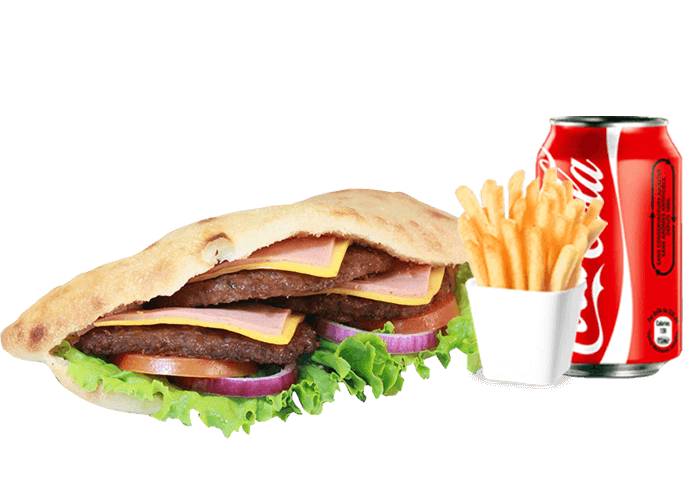 Menu sandwich américan