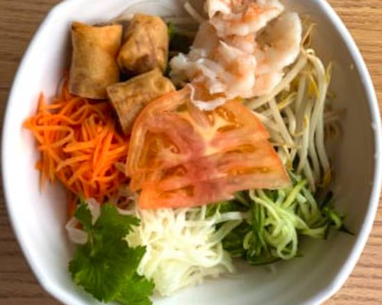 Order Grilled Shrimp and Pork Vermicelli Bowl (새우+ 돼지고기 석쇠구이+ 버미셀리 국수) food online from Pho32 Shabu Shabu store, Palisades Park on bringmethat.com