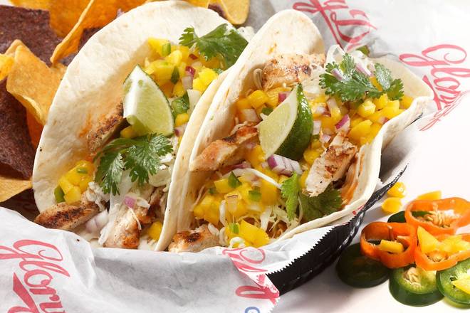 Order GRILLED CHICKEN SOFT TACOS food online from Glory Days Grill store, Glen Burnie on bringmethat.com