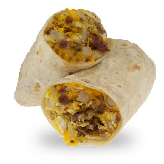 Order B. Bacon, Cheese, Potatoes, and Eggs food online from Viva Burrito Co. store, Lakewood on bringmethat.com