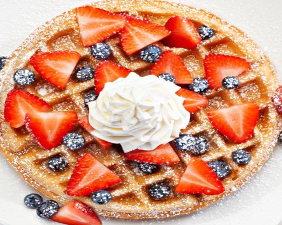 Order Berry Berry Belgian Waffle food online from Jimmys Egg store, Killeen on bringmethat.com