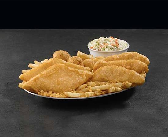Order Fish and Chicken Platter food online from Long John Silver's store, Bowling Green on bringmethat.com