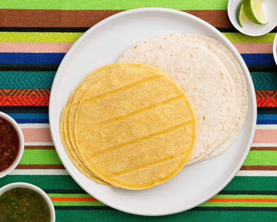 Order Extra Tortilla (4) food online from The Mexi Box: Taco Catering store, Las Vegas on bringmethat.com