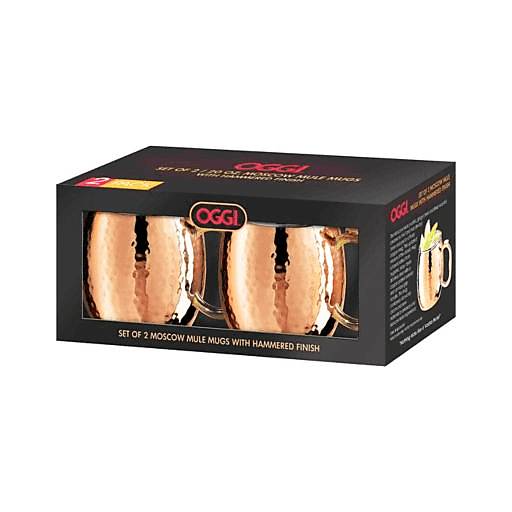 Order Oggi Moscow Mule Hammered Copper - Set of 2 (2 PACK) 118079 food online from Bevmo! store, Albany on bringmethat.com