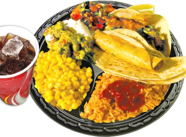Order Fiesta Combo food online from Tacos Plus store, Los Angeles on bringmethat.com