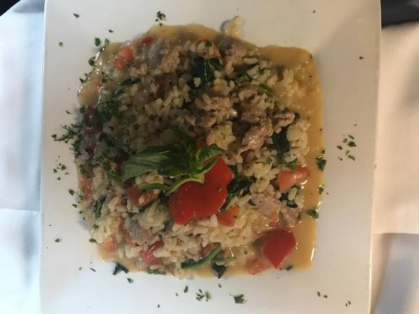 Order Risotto al Vitello e Spinaci food online from Trattoria Luna store, Miami on bringmethat.com