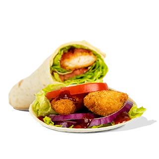 Wrap BBQ Crispy Chicken