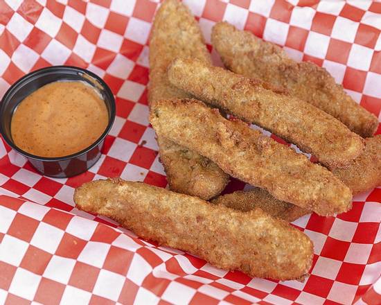 Order Kluckin Fried Pickles food online from The Kluckin’ Chicken store, Los Angeles on bringmethat.com