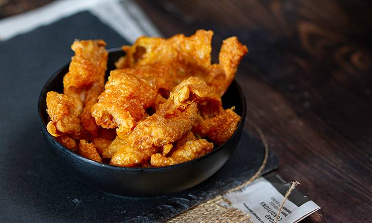 Order Fried Chicken Skin food online from Chicken Meets Rice store, Fremont on bringmethat.com