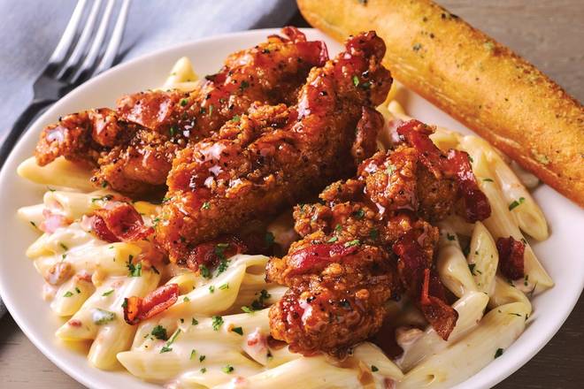 Order Four Cheese Mac & Cheese with Honey Pepper Chicken Tenders food online from Applebee store, Highland Heights on bringmethat.com