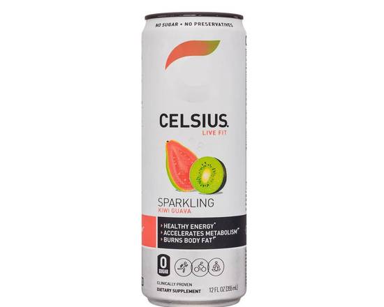 Order Celsius Kiwi Guava 12 Oz  food online from Fresko Market store, Miami on bringmethat.com
