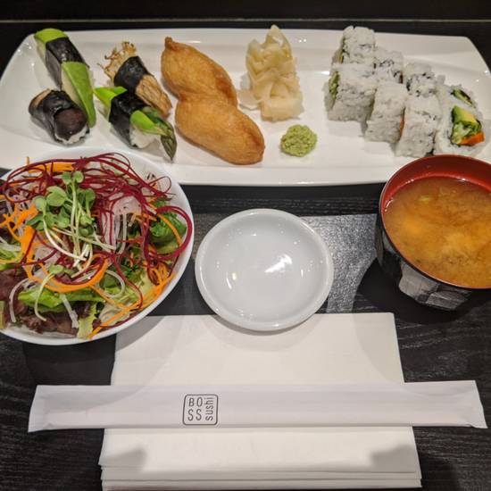 Order Vegetable Sushi Platter food online from Boss Sushi store, Beverly Hills on bringmethat.com