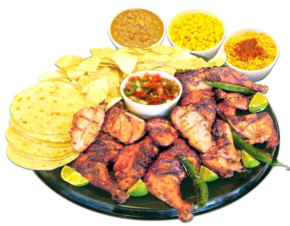 Order Pollo Asado Party Platter food online from Tacos Plus store, Los Angeles on bringmethat.com