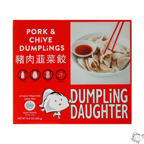 Order Dumpling Daughter Pork & Chive Dumplings food online from Drinks At Your Door by Gopuff store, Newton Highlands on bringmethat.com