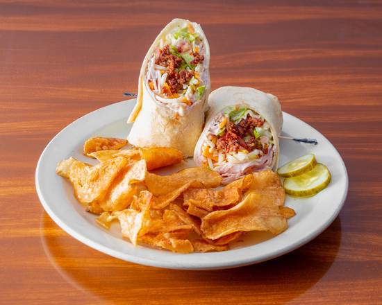 Order Turkey Bacon Ranch Wrap food online from Kiwi Pub & Grill store, Altamonte Springs on bringmethat.com