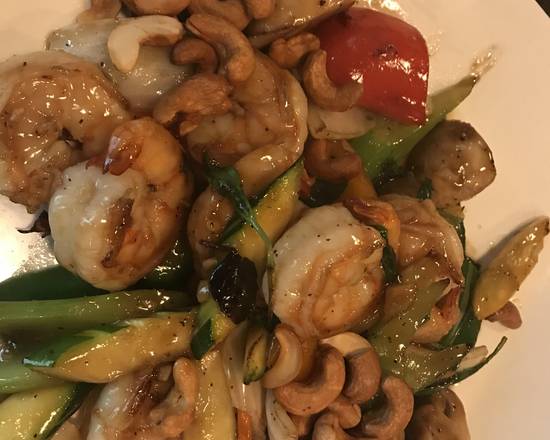 Order  Basil Stir Fry-Shrimp food online from Rice Bistro store, Port Orange on bringmethat.com