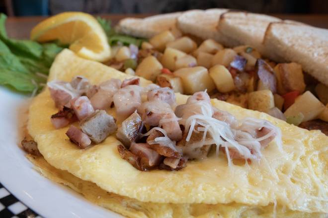 Order Bruce's Meat Lover's Omelette food online from Black Bear Diner store, Rohnert Park on bringmethat.com