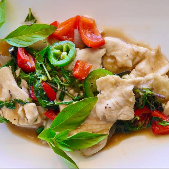 Order Basil Chicken food online from Fuzion Five store, Palm Springs on bringmethat.com