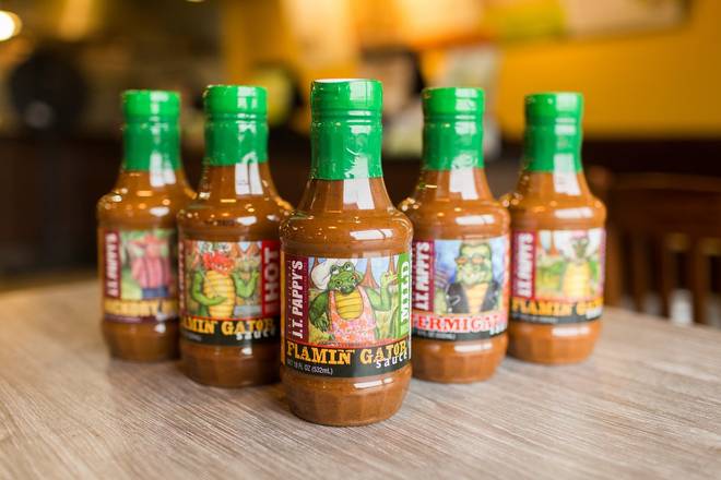 Order Bottle of JT Pappy's Gator Sauce food online from California tortilla store, Arlington on bringmethat.com