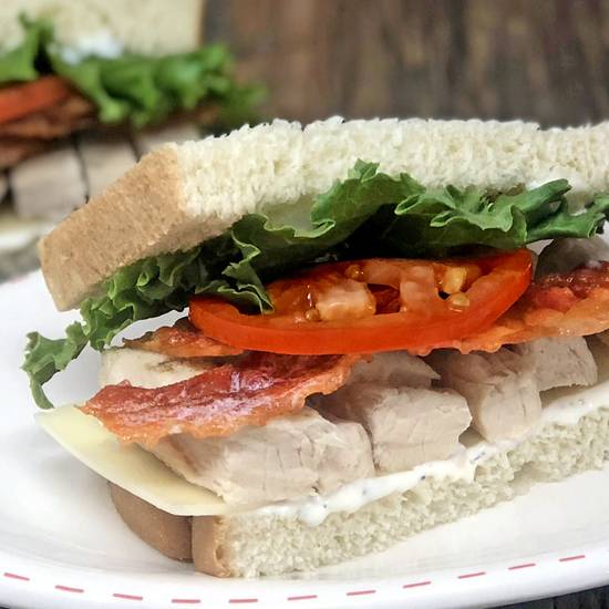 Order Ultimate Chicken Bacon Ranch Sandwich food online from Little Lois Cafe store, Salem on bringmethat.com